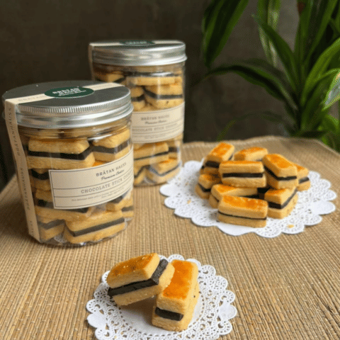 Chocolate Stick Cookies